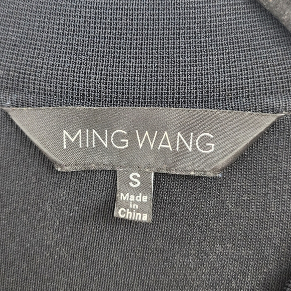 Ming Wang Open Front Cardigan Shoulder Pads Small - Picture 8 of 11